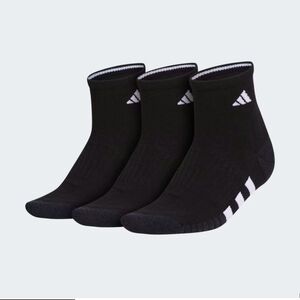Adidas Bundle Of 6 Pair (2 Pkgs Of 3) Womens Cushioned Sport High Quarter Socks